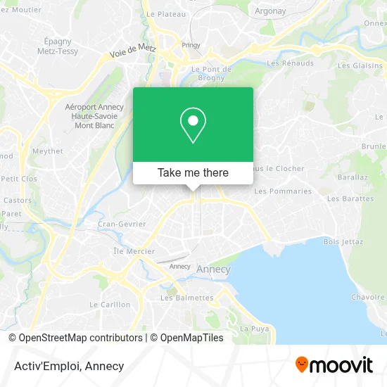 Activ'Emploi map