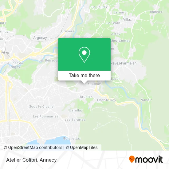 Atelier Colibri map