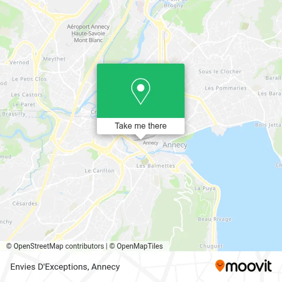 Envies D'Exceptions map