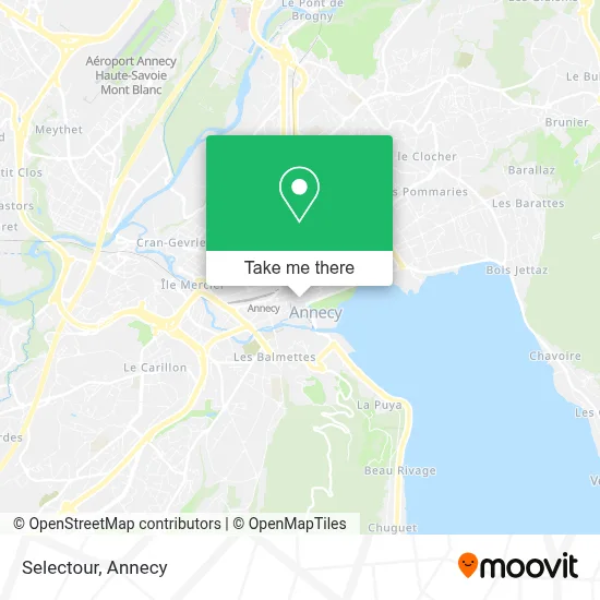 Selectour map
