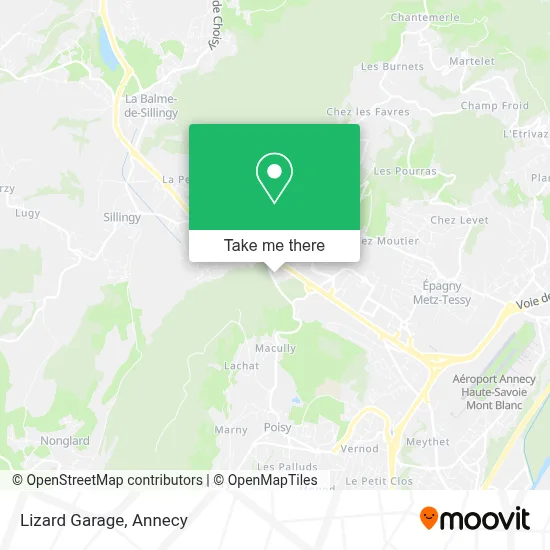 Lizard Garage map
