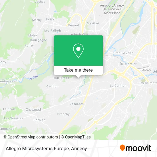 Allegro Microsystems Europe map