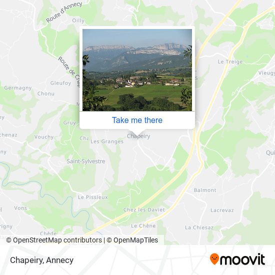 Chapeiry map