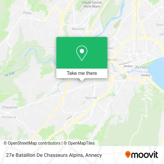 27e Bataillon De Chasseurs Alpins map