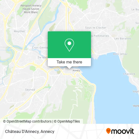 Château D'Annecy map