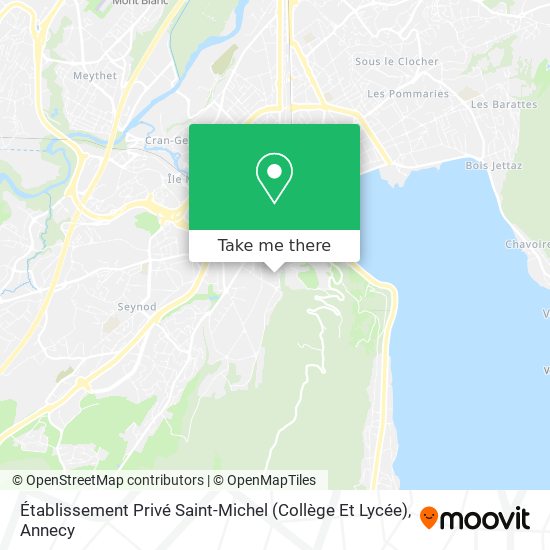 Établissement Privé Saint-Michel (Collège Et Lycée) map