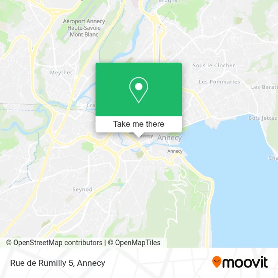 Rue de Rumilly 5 map