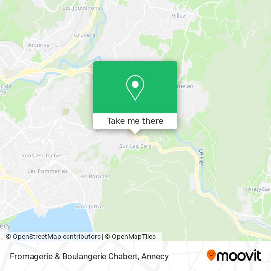 Fromagerie & Boulangerie Chabert map