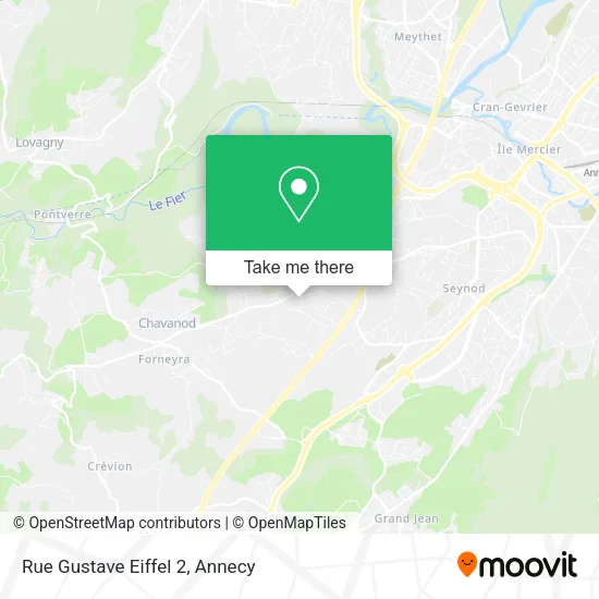 Rue Gustave Eiffel 2 map