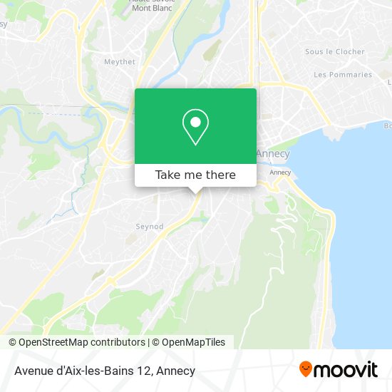 Avenue d'Aix-les-Bains 12 map