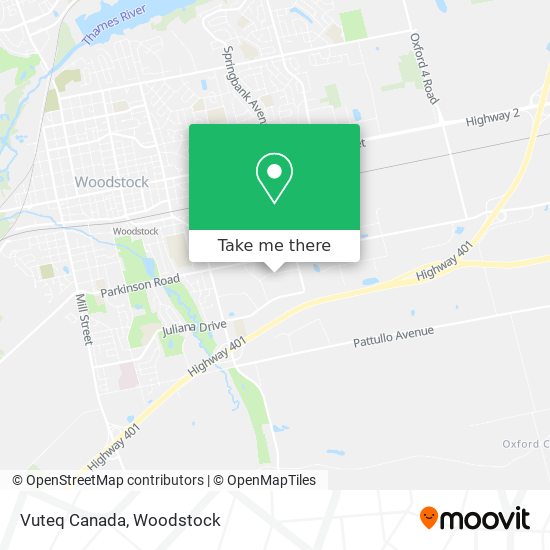 Vuteq Canada map