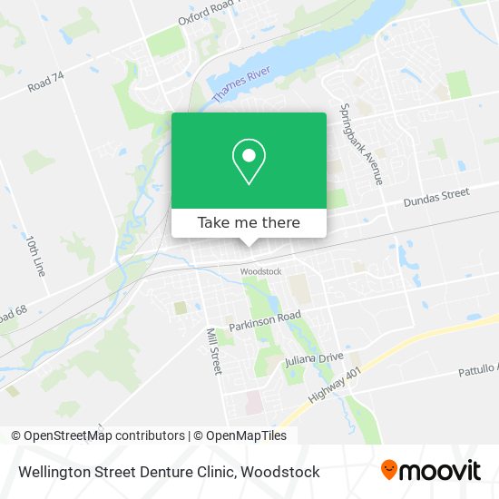Wellington Street Denture Clinic map