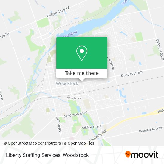 Liberty Staffing Services map