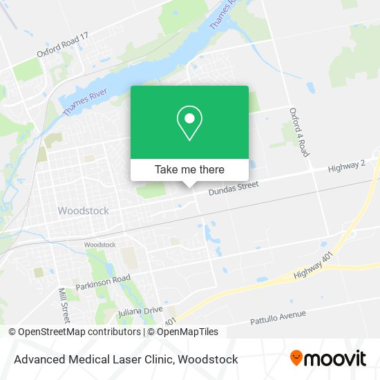 Advanced Medical Laser Clinic map
