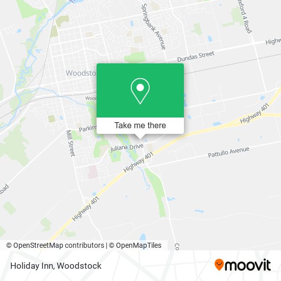 Holiday Inn map