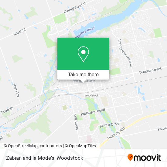 Zabian and la Mode's map