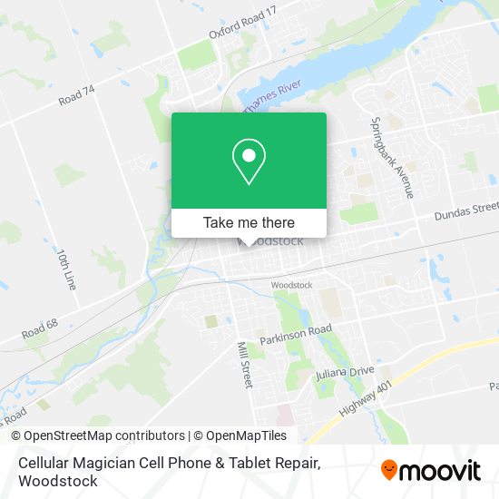 Cellular Magician Cell Phone & Tablet Repair map