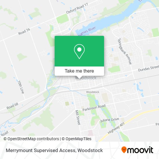 Merrymount Supervised Access map