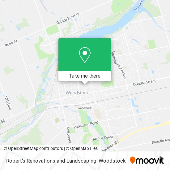 Robert's Renovations and Landscaping map