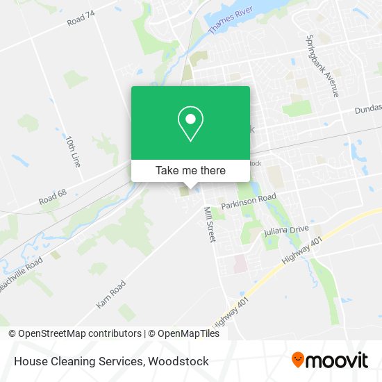 House Cleaning Services map