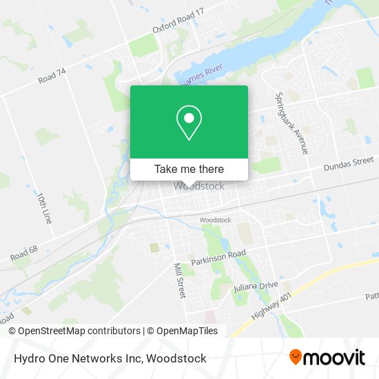 Hydro One Networks Inc map