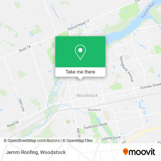 Jemm Roofing map