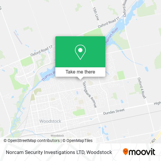 Norcam Security Investigations LTD map