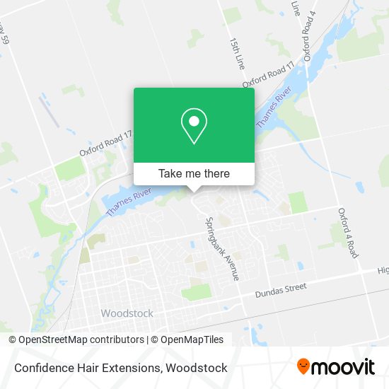 Confidence Hair Extensions map