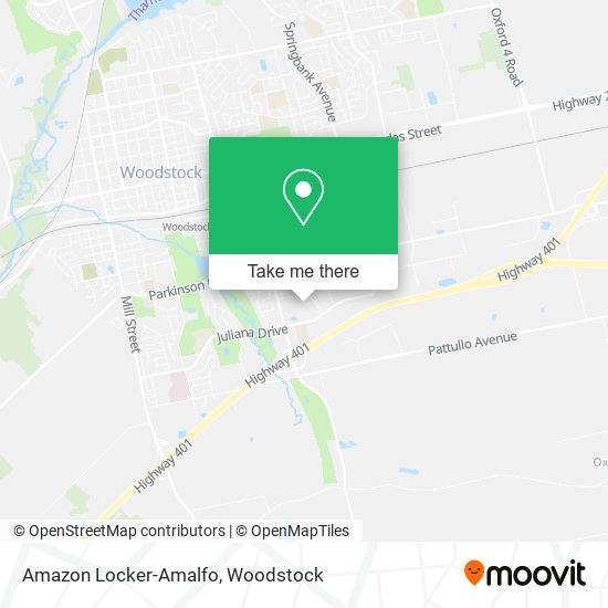 Amazon Locker-Amalfo map
