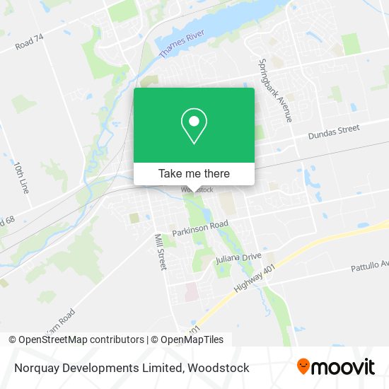 Norquay Developments Limited map