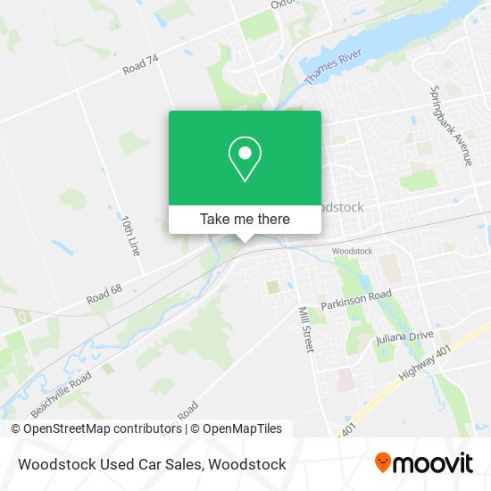 Woodstock Used Car Sales plan