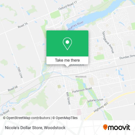 Nicole's Dollar Store map