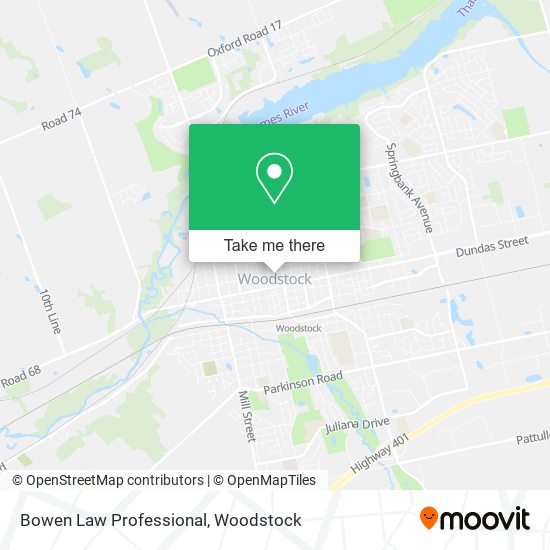 Bowen Law Professional map