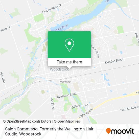 Salon Commisso, Formerly the Wellington Hair Studio map