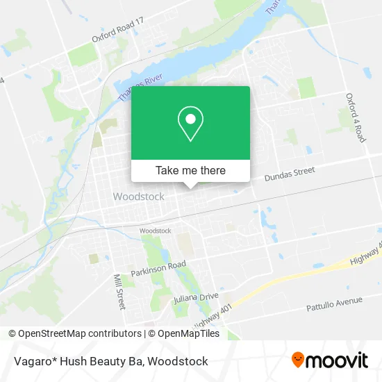 Vagaro* Hush Beauty Ba map
