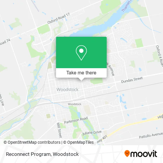 Reconnect Program map