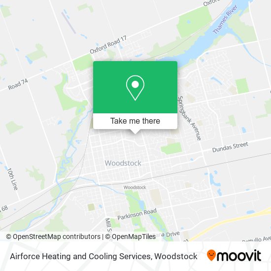Airforce Heating and Cooling Services map