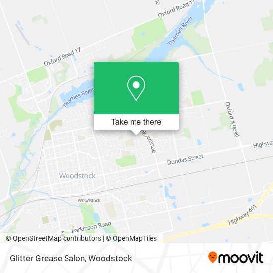 Glitter Grease Salon map
