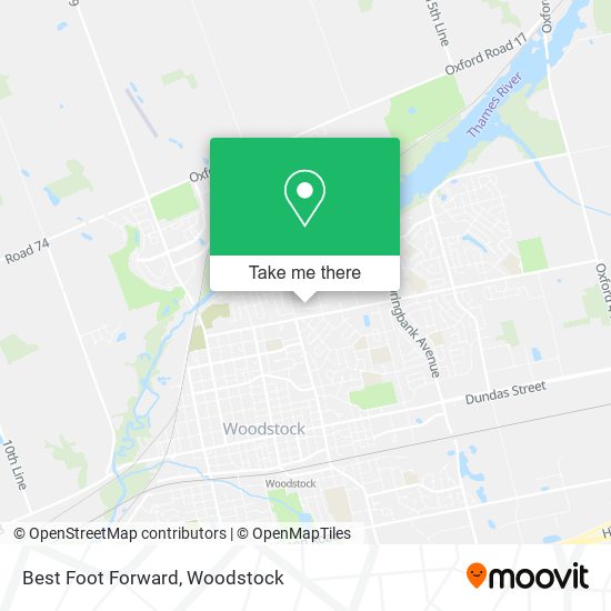Best Foot Forward map