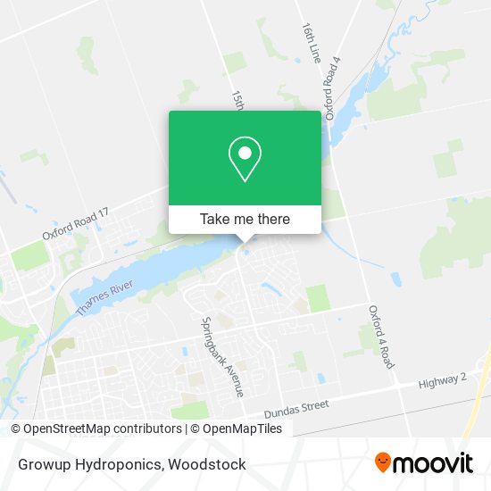 Growup Hydroponics map