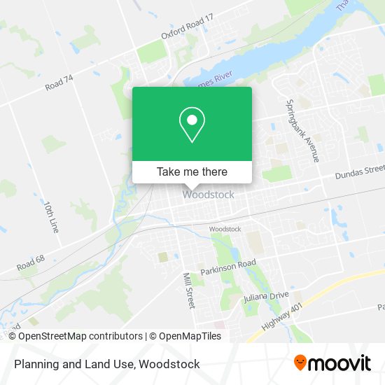 Planning and Land Use map