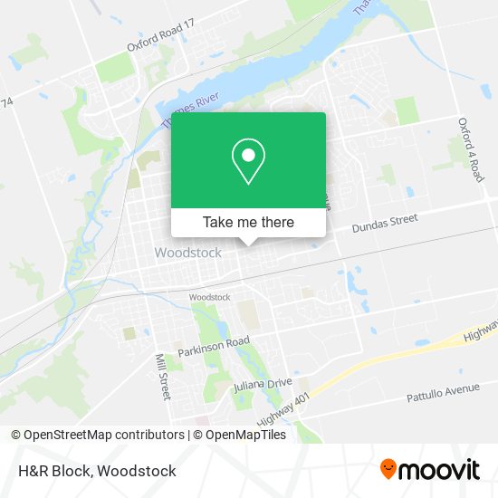 H&R Block map