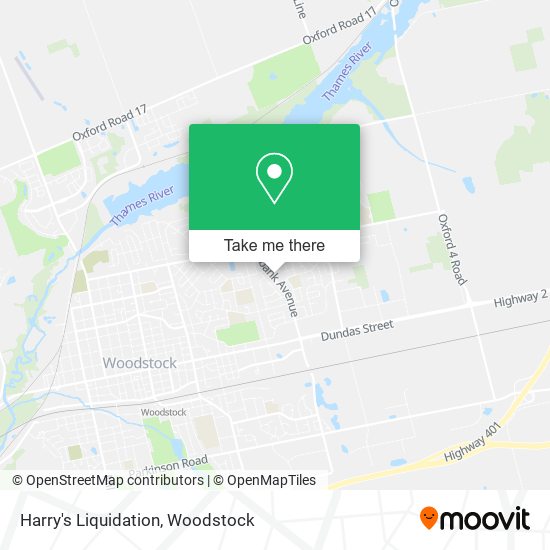 Harry's Liquidation map