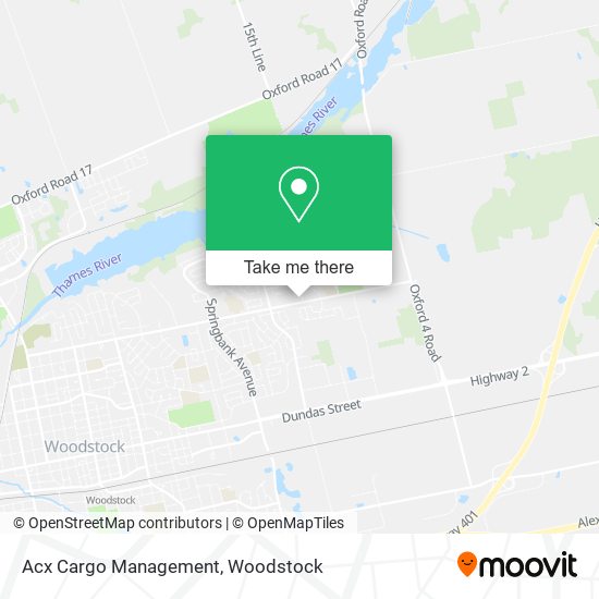 Acx Cargo Management map