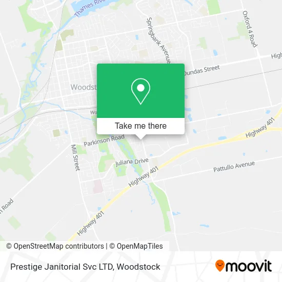Prestige Janitorial Svc LTD map