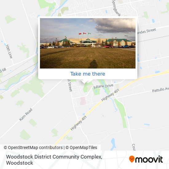 Directions To Woodstock Ontario How To Get To Woodstock District Community Complex By Bus?