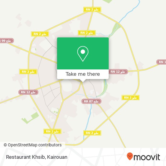 Restaurant Khsib map