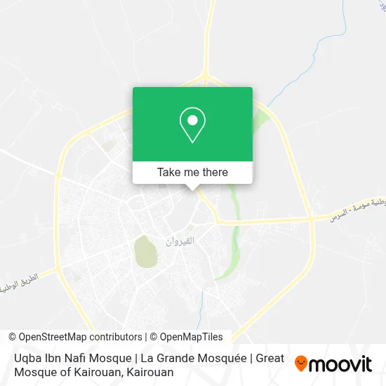 Uqba Ibn Nafi Mosque | La Grande Mosquée | Great Mosque of Kairouan map
