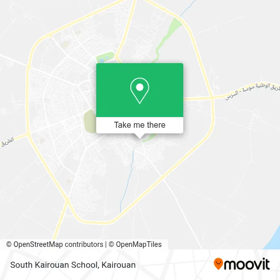 South Kairouan School map