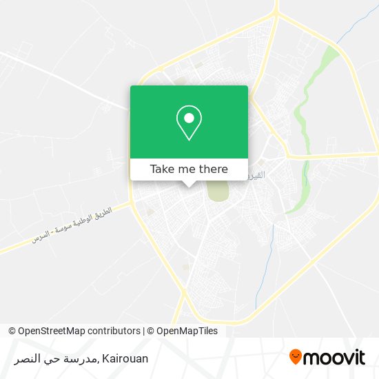 مدرسة حي النصر map